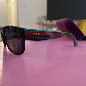 Gucci Black/Grey Sunglasses GG0341S